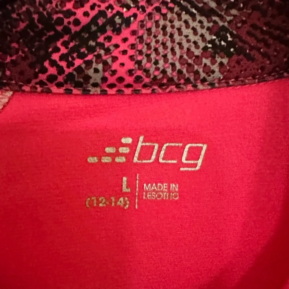 Girls bright pink long sleeve top - Picture 2 of 3